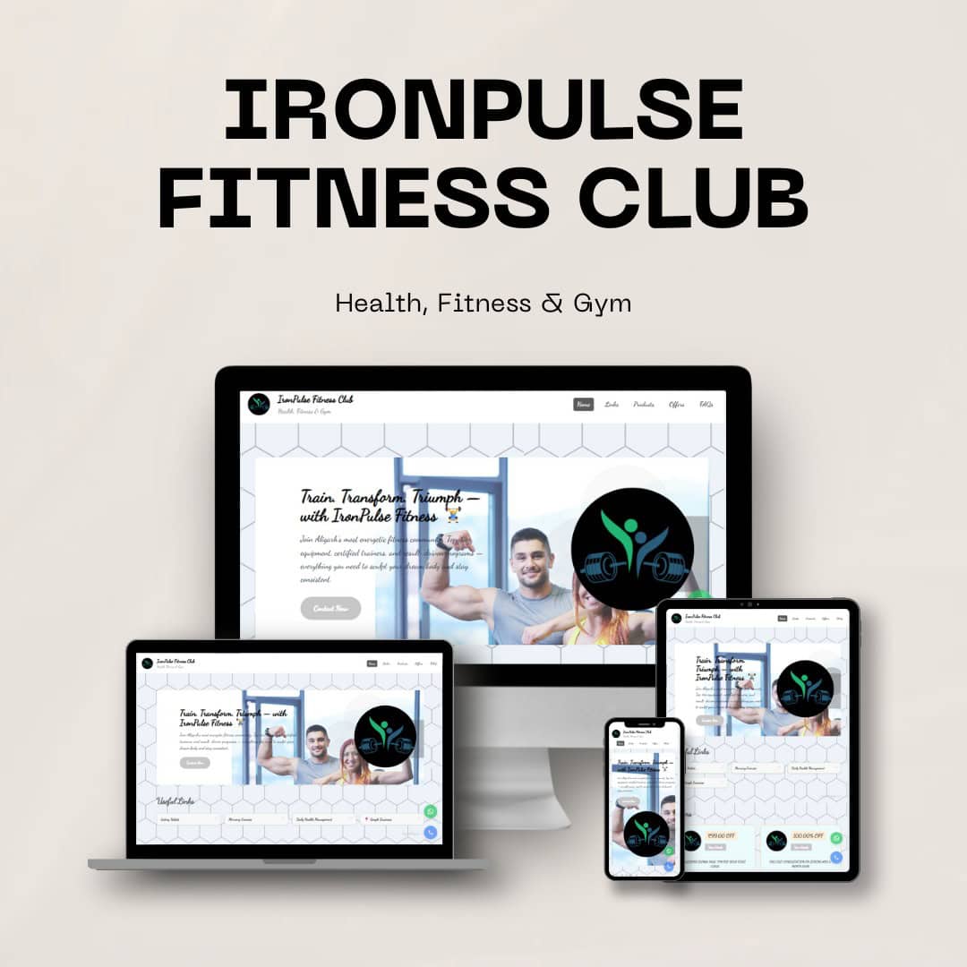 Gym & Fitness Website