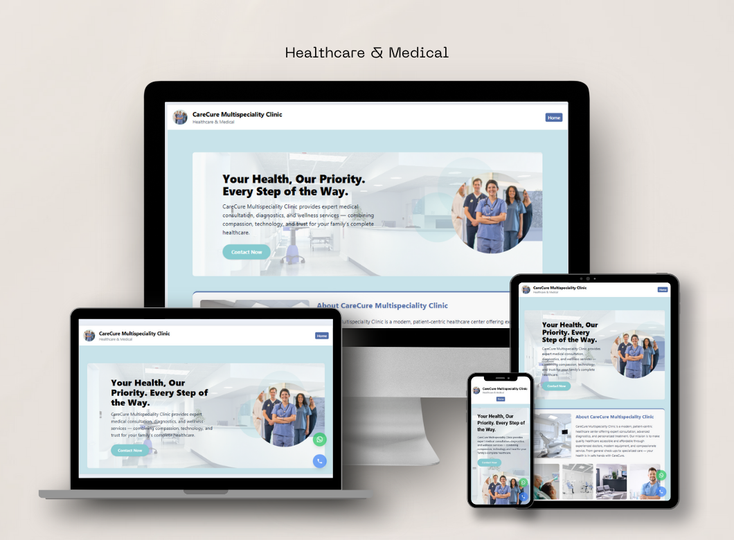 Healthcare Website