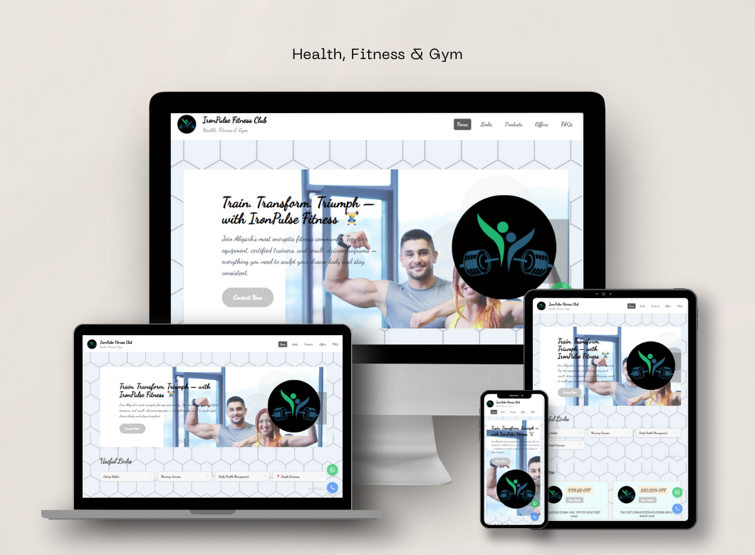 Gym & Fitness Website