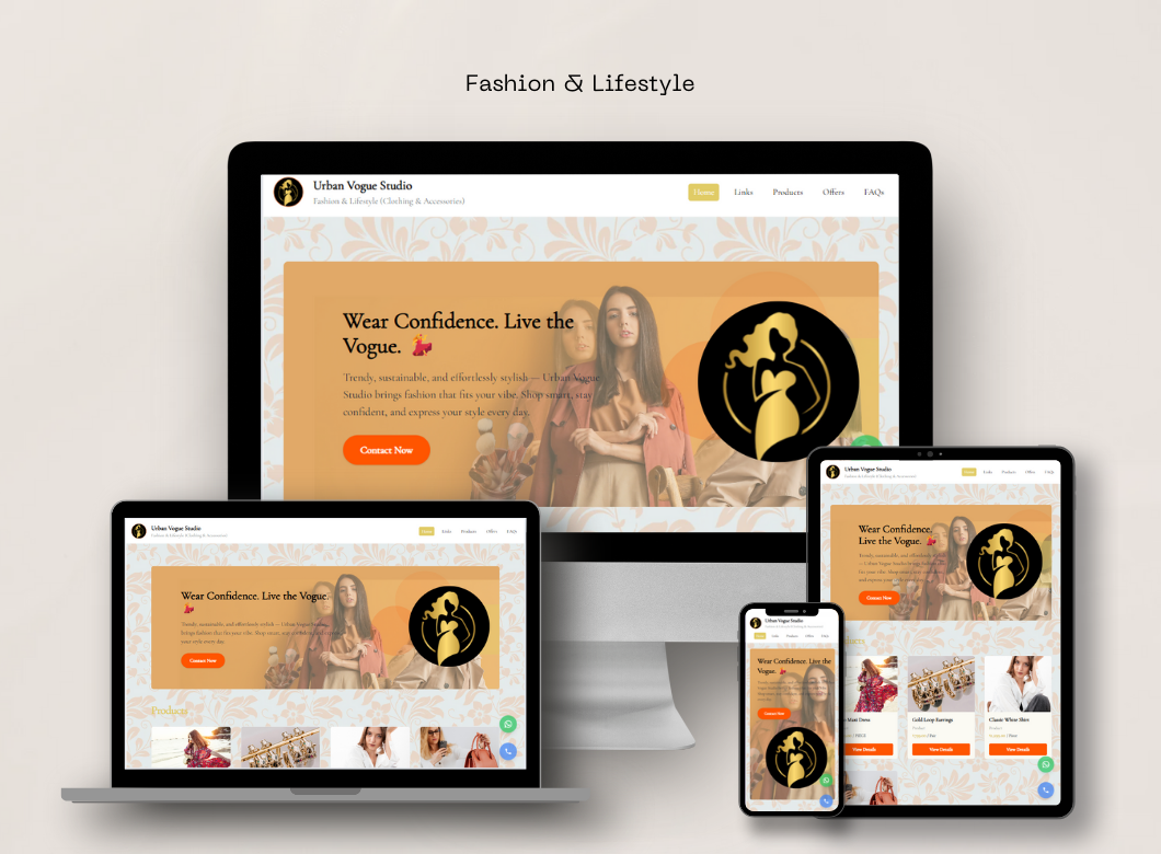 Fashion Boutique Website