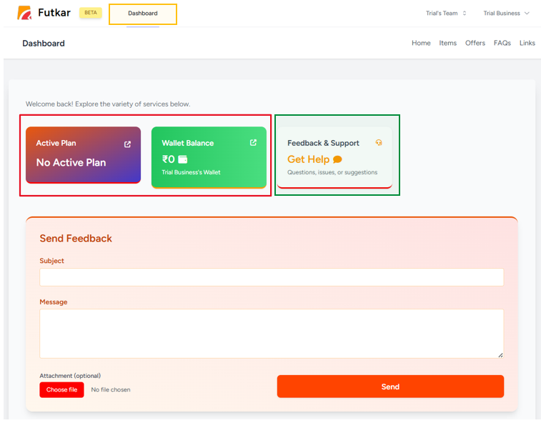 FUTKAR workflow screenshot