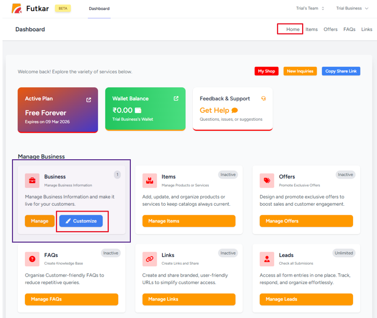 FUTKAR workflow screenshot
