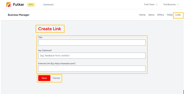 FUTKAR workflow screenshot