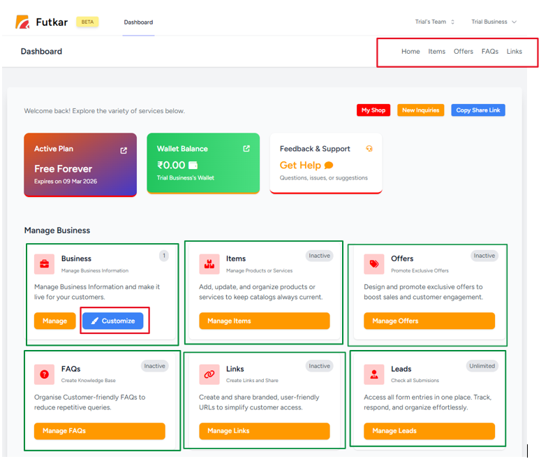 FUTKAR workflow screenshot