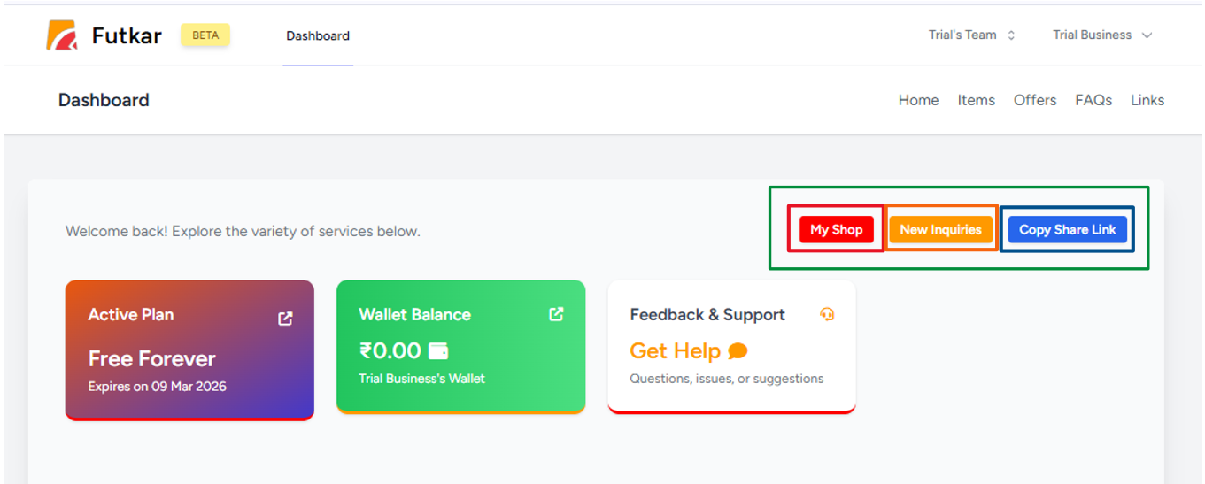 FUTKAR workflow screenshot