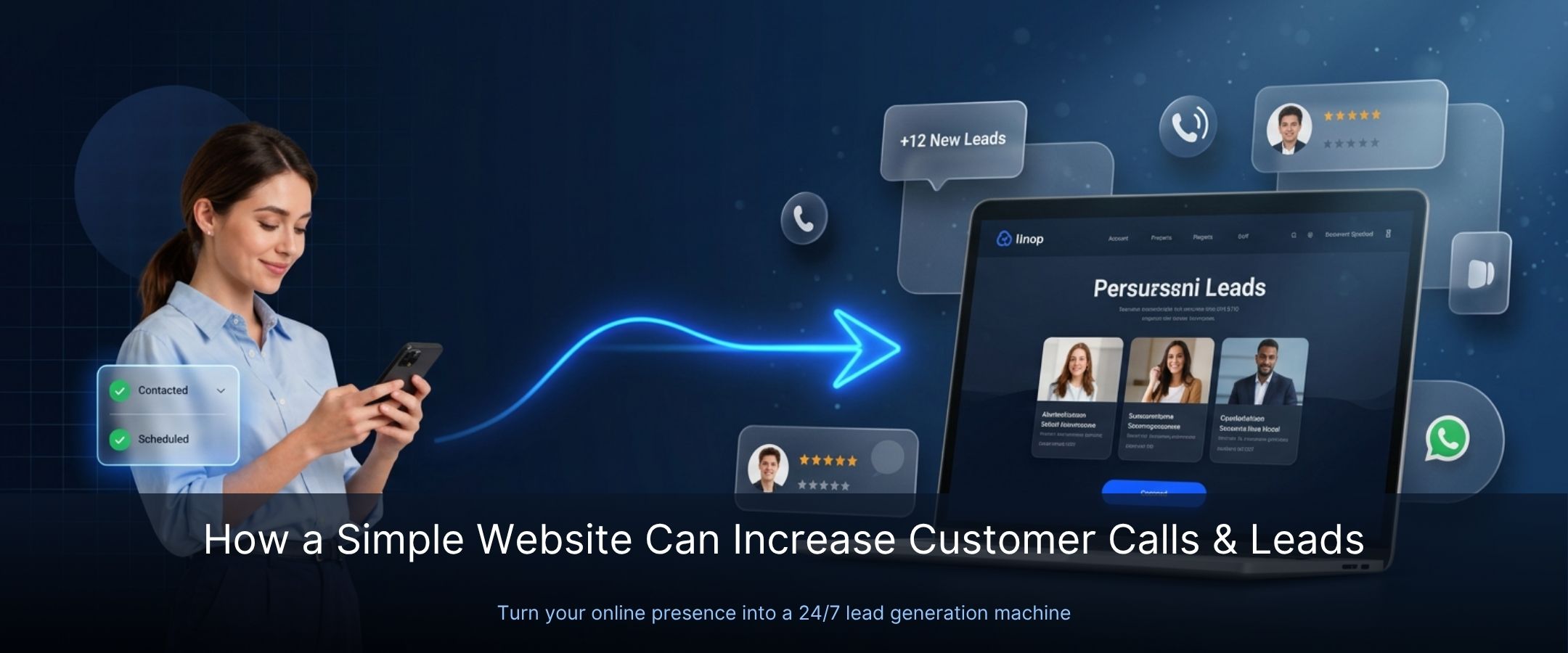 How a Simple Website Can Increase Customer Calls and Leads