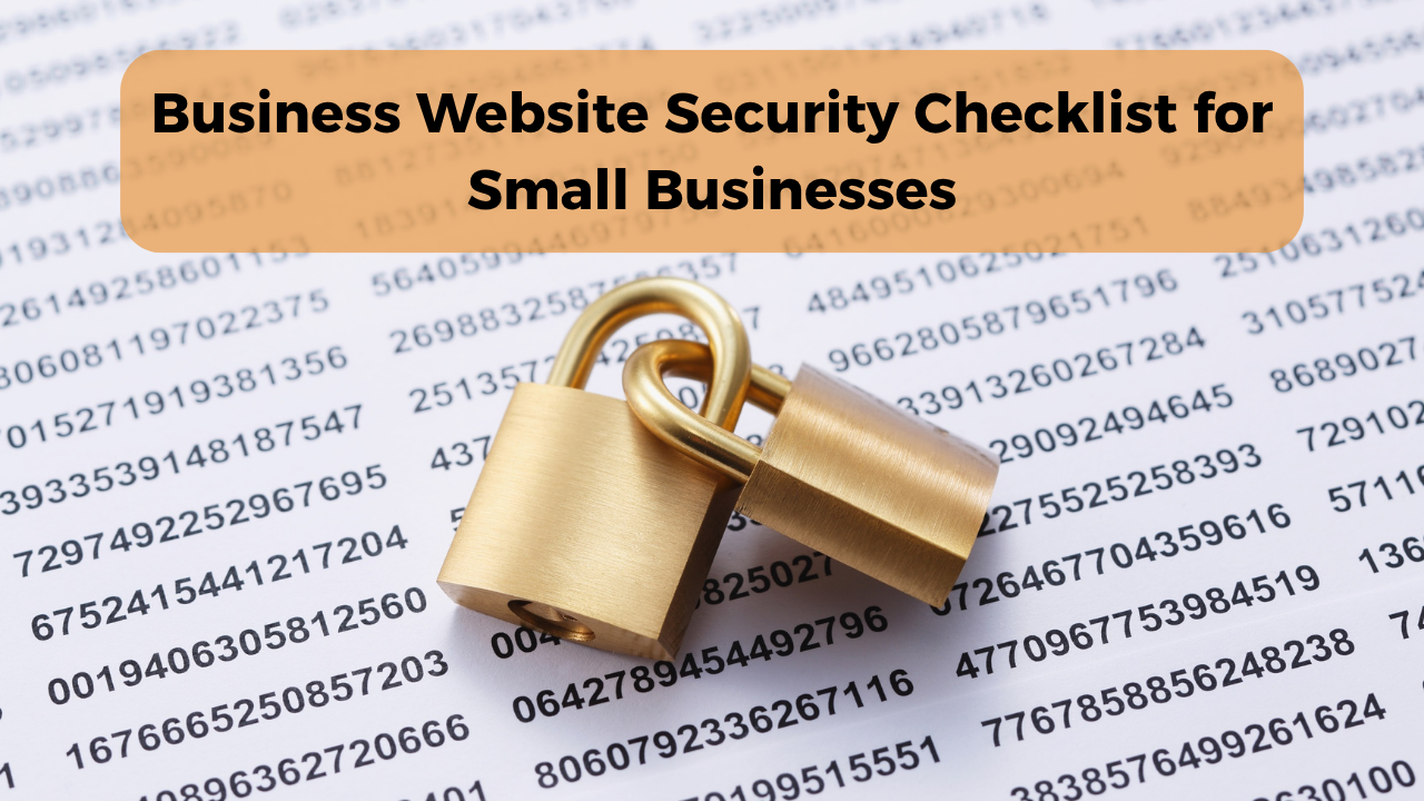 Business Website Security Checklist for Small Businesses
