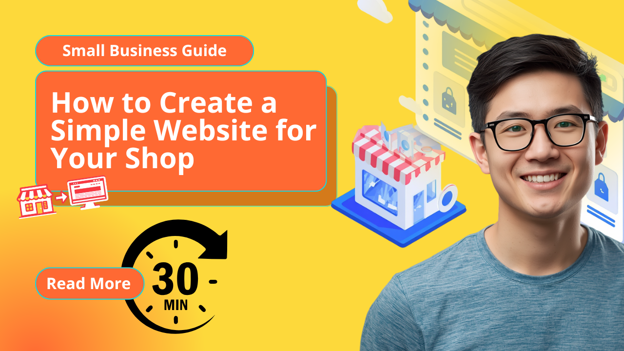 How to Create a Simple Website for Your Shop in 30 Minutes