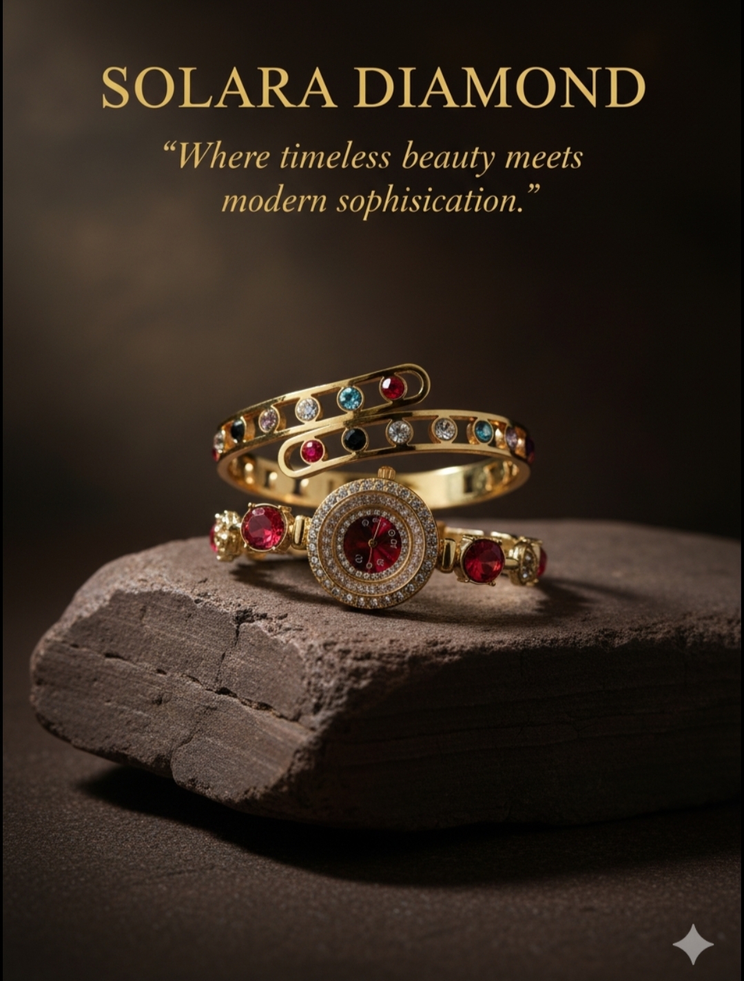 Red Colour bangles and Watch